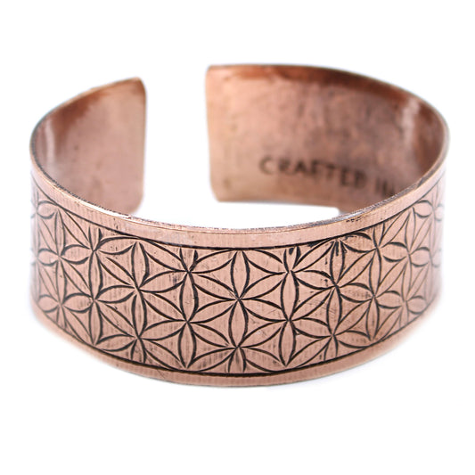 Tibetaanse Armband Koper - Flower of Life